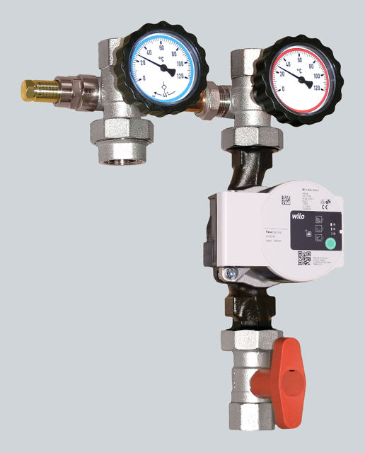 Kit de conexión con derivación para circuladores de 1”