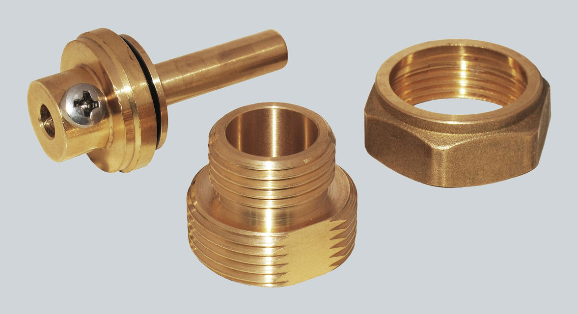 Adaptador de 1/2" con pozo portasonda